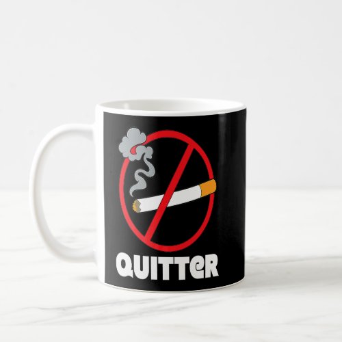 quit smoking text  stopped smoking  quitter  coffee mug