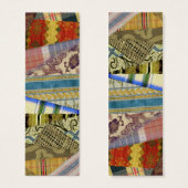 Quite Crazy Quilt Bookmark (Front & Back)