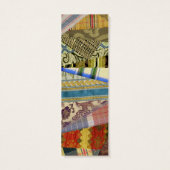 Quite Crazy Quilt Bookmark (Back)