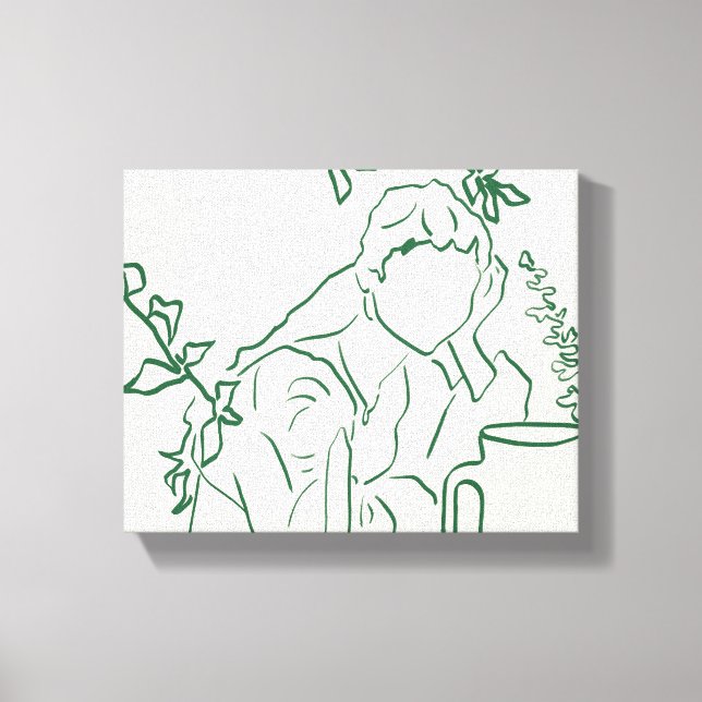 Quite Evening Canvas Print (Front)