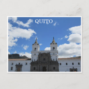 quito architecture postcard