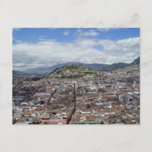 Quito, Ecuador aerial view Postcard