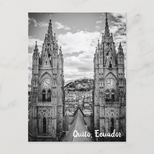 Quito Ecuador Baslica del Voto Nacional Postcard