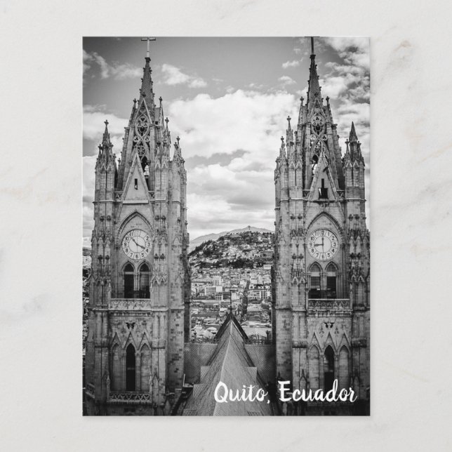 Quito, Ecuador Basílica del Voto Nacional Postcard (Front)
