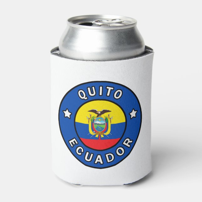 Quito Ecuador Can Cooler (Can Front)