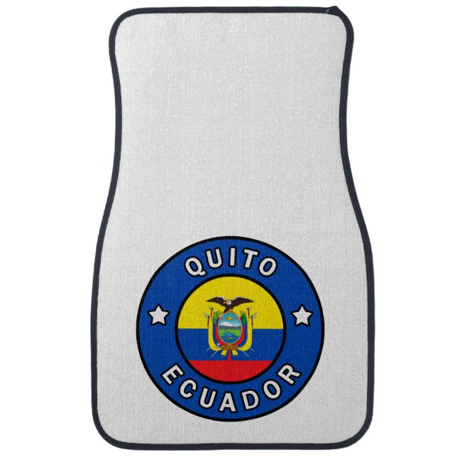 Quito Ecuador Car Floor Mat (Front)
