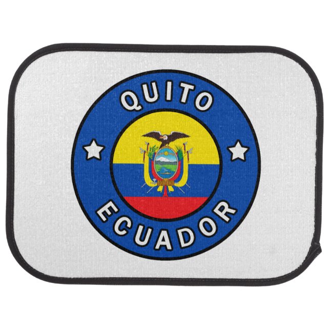 Quito Ecuador Car Mat (Rear)