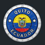 Quito Ecuador Dartboard With Darts<br><div class="desc">Quito</div>