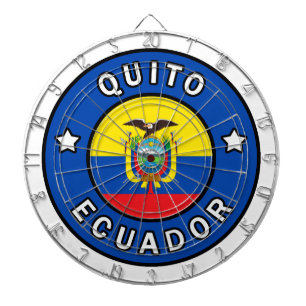 Quito Ecuador Dartboard With Darts
