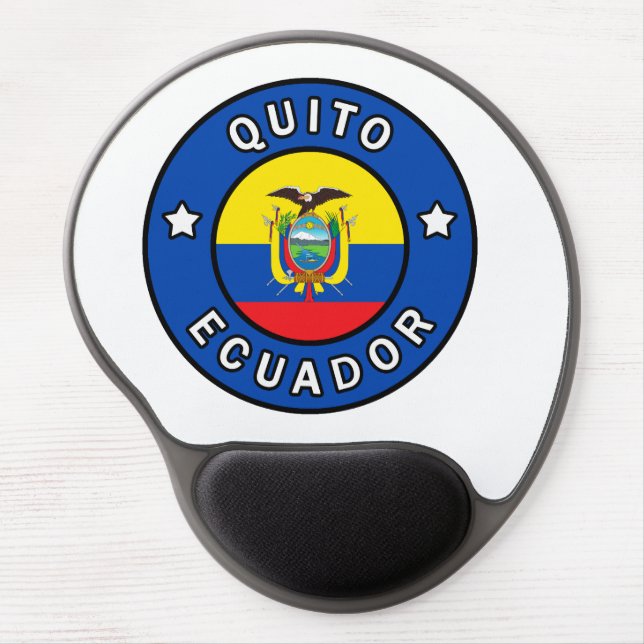 Quito Ecuador Gel Mouse Pad (Front)