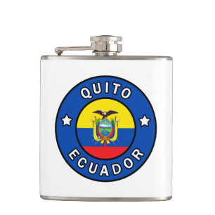 Quito Ecuador Hip Flask
