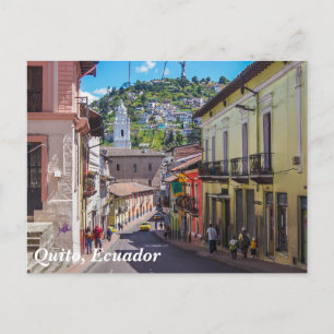 Quito, Ecuador Historic Downtown Postcard