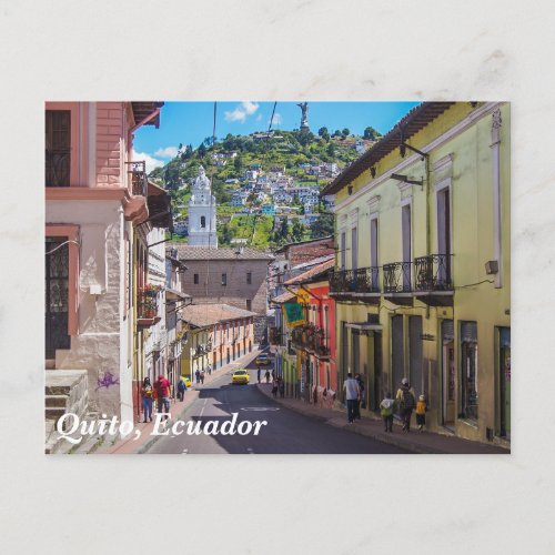 Quito Ecuador Historic Downtown Postcard