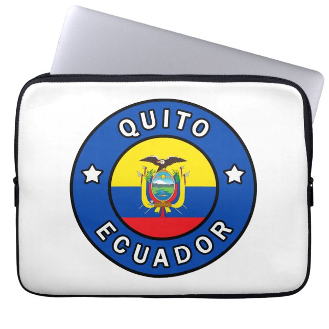 Quito Ecuador Laptop Sleeve (Front)