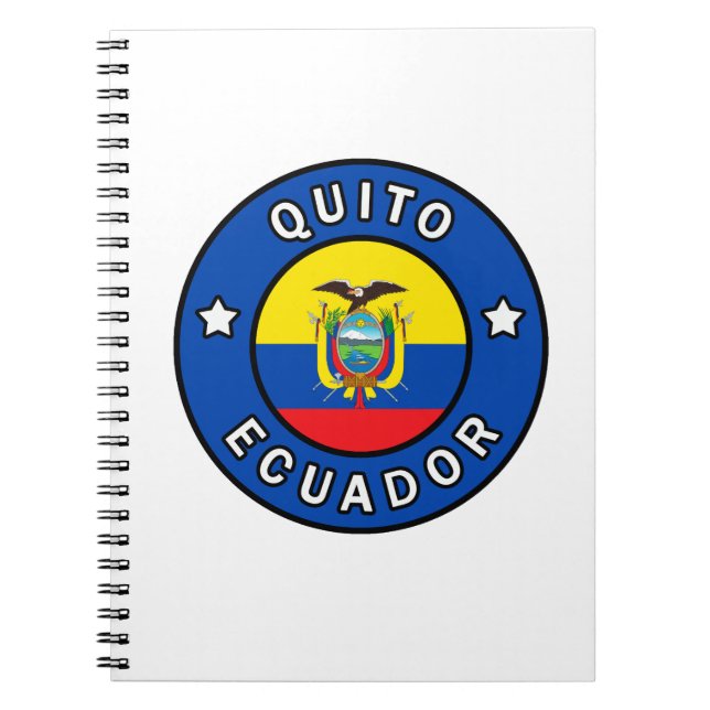 Quito Ecuador Notebook (Front)