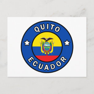 Quito Ecuador Postcard