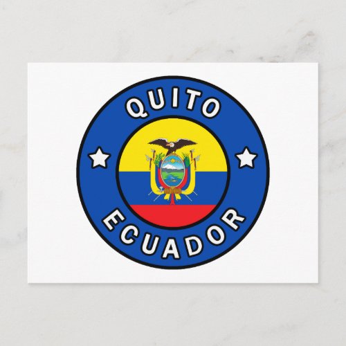 Quito Ecuador Postcard