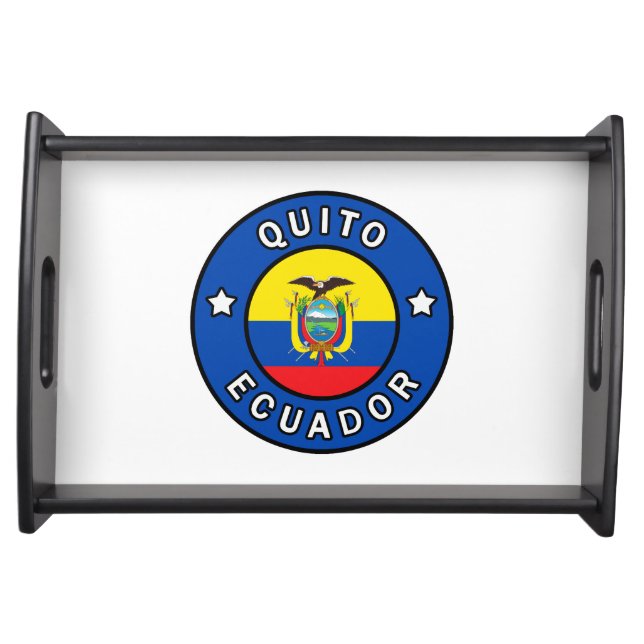 Quito Ecuador Serving Tray (Front)