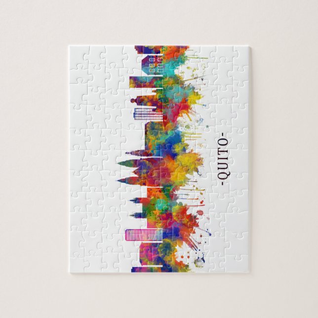 Quito Ecuador Skyline Jigsaw Puzzle (Vertical)