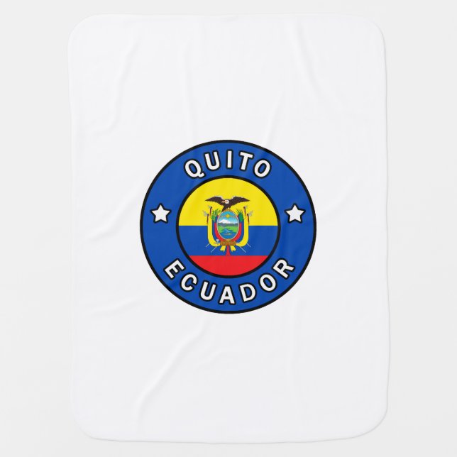 Quito Ecuador Stroller Blanket (Front)