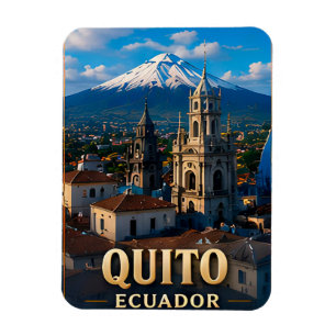 Quito Ecuador Travel City Souvenir Keepsake Magnet