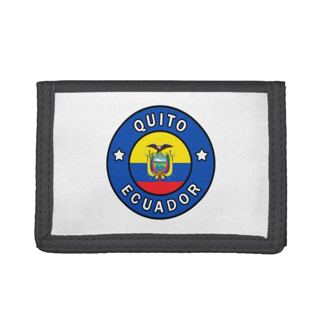 Quito Ecuador Tri-fold Wallet (Front)