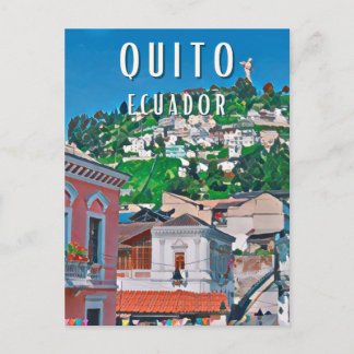 Quito, the capital of Ecuador Postcard