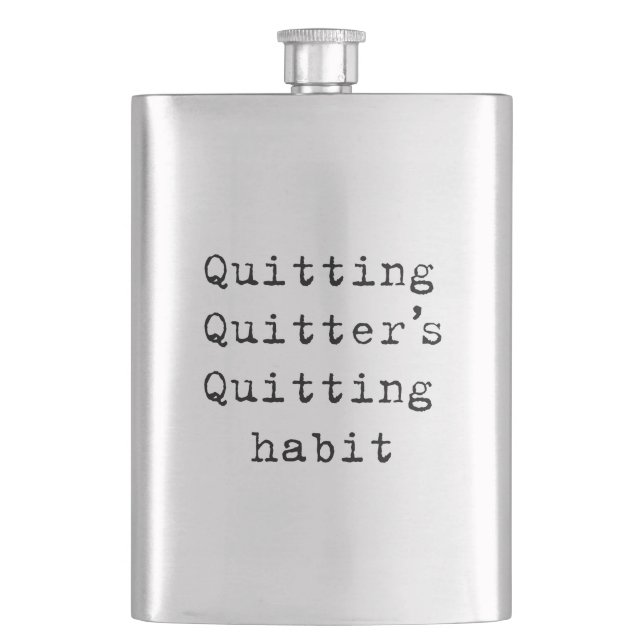 Quitting habit flask (Front)