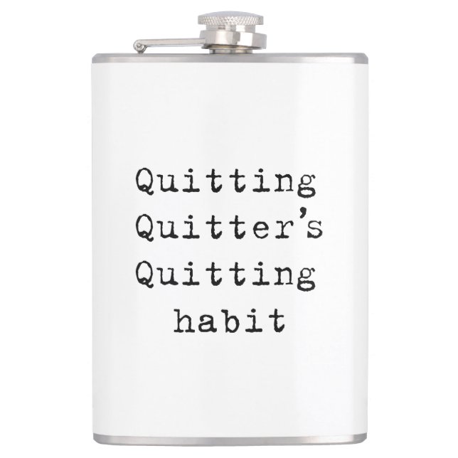 Quitting habit flask (Front)