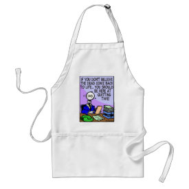 Quitting Time Adult Apron