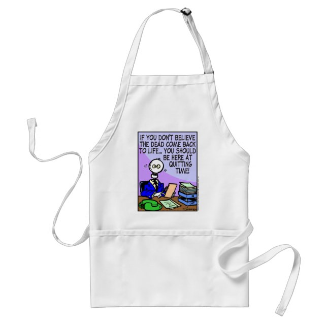 Quitting Time Adult Apron (Front)