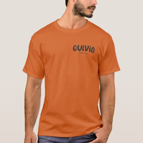 Quivio Streetwear base shirt Orange