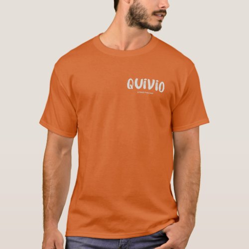 Quivio Streetwear base shirt Orange