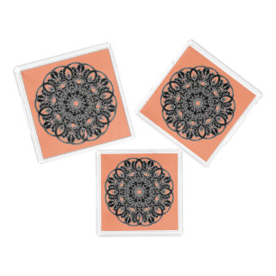 Quixotic Octa Glyph Dusk Acrylic Tray