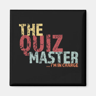 Quiz Master T-Shirt Magnet