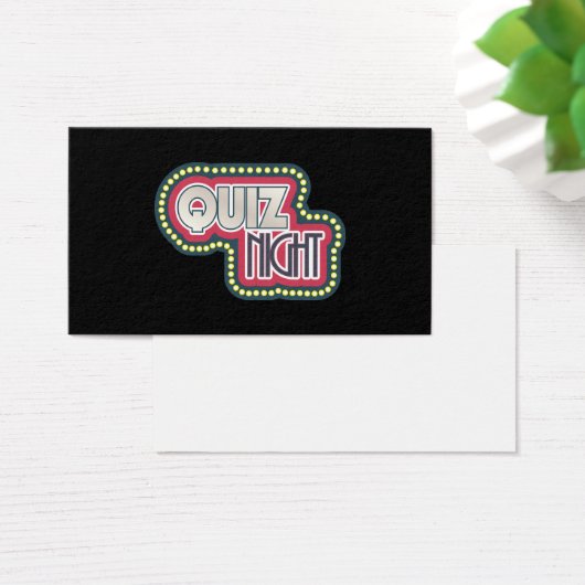 Quiz Night Trivia Party (Desk)