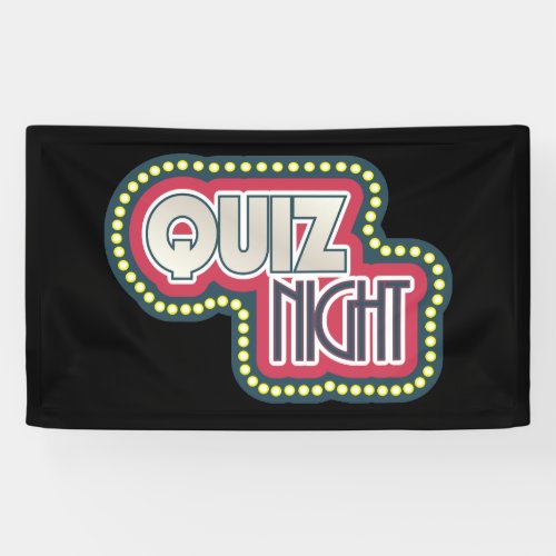 Quiz Night Trivia Party Banner