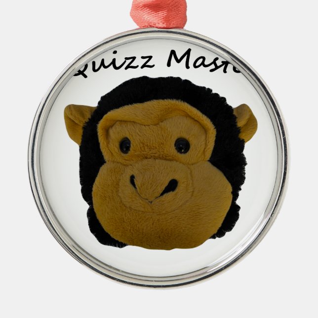 Quizz Master Metal Ornament (Front)