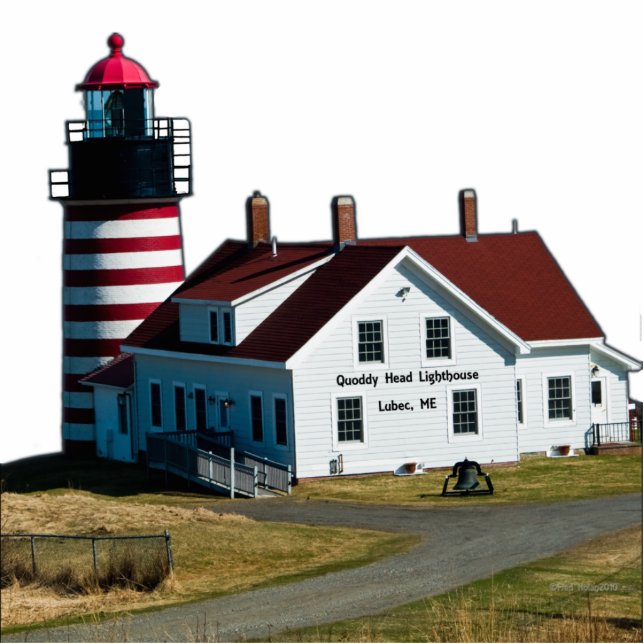 Quoddy Head Lighthouse Statuette (Front)