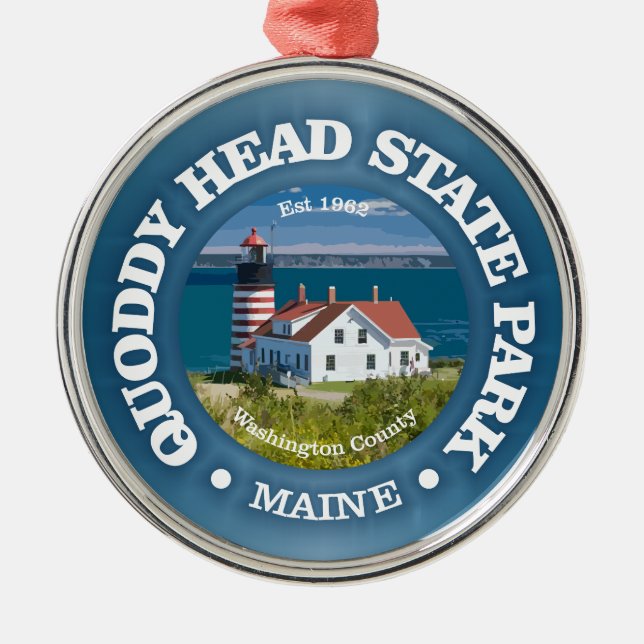 Quoddy Head SP Metal Ornament (Front)
