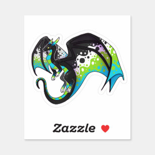 Quoisexual Pride Dragon Sticker