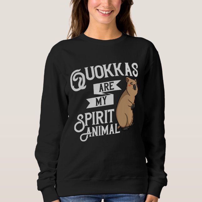 Quokka Animal Australia Baby Sweatshirt (Front)