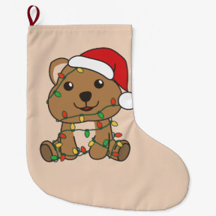 Quokka Christmas Winter Animals Quokkas Large Chri Stocking