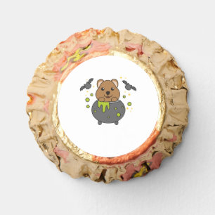 Quokka Happy Halloween Cauldron Bat Reese's Peanut Butter Cups