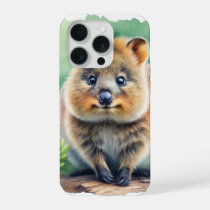 Quokka in the Wild REF6 - Watercolor iPhone 15 Pro Case