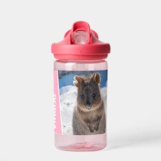 Quokka on the Beach Australia, Pink Accent Girls