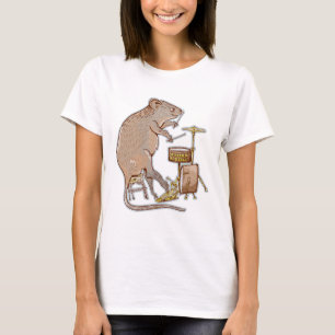Quokka Playing Drums T-Shirt