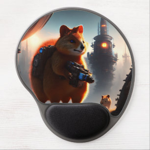 Quokka Soldier, Gel Mousepad