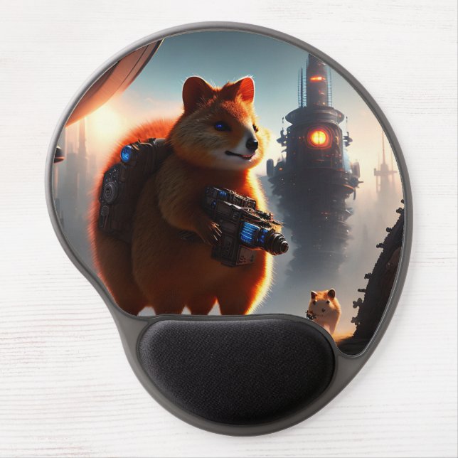 Quokka Soldier, Gel Mousepad (Front)