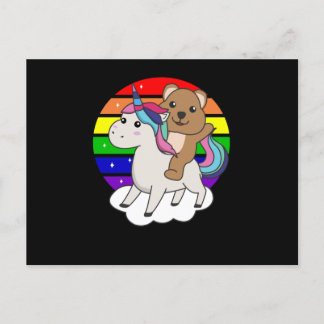 Quokka Unicorn Rainbow Animals Quokkas Unicorns Postcard